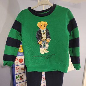 Baby Boy Ralph Lauren Fleece Sweatshirt & Pant Set